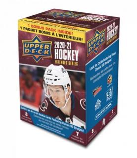 Hokejové Karty NHL 2020-21 Upper Deck Extended Series Hockey Blaster Box