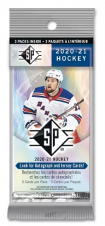 Hokejové Karty NHL 2020-21 Upper Deck SP Hanger Balíček