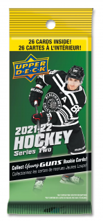 Hokejové Karty NHL 2021-22 Upper Deck Series 2 FAT Balíček