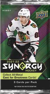 Hokejové karty NHL 2021-22 Upper Deck Synergy Hobby Balíček