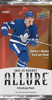 Hokejové karty NHL 2022-23 Upper Deck Allure Hobby Balíček