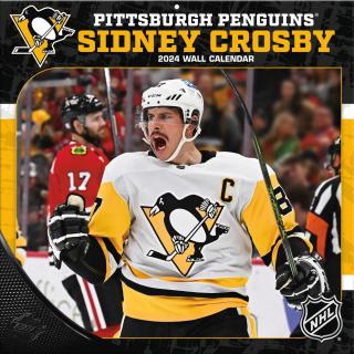 Kalendář Pittsburgh Penguins Sidney Crosby #87 2024 Wall Calendar