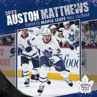 Kalendář Toronto Maple Leafs Auston Matthews #34 2022 Wall Calendar