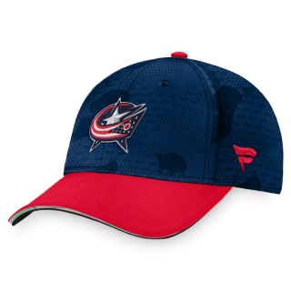 Kšiltovka Columbus Blue Jackets Authentic Pro Locker Room Flex Hat - Navy/Red Velikost: M/L