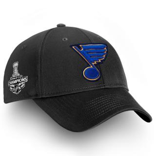 Kšiltovka St. Louis Blues 2019 Stanley Cup Champions Primary Logo Structured Adjustable