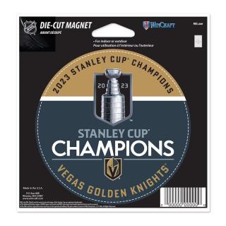 Magnet Vegas Golden Knights 2023 Stanley Cup Champions 4.5'' x 6'' Indoor/Outdoor Vinyl Magnet