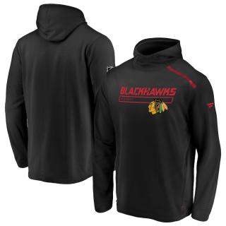 Mikina Chicago Blackhawks Authentic Pro Rinkside Transitional Pullover Hoodie Velikost: M