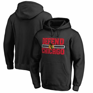 Mikina Chicago Blackhawks Hometown Collection Defend Pullover Hoodie Velikost: L