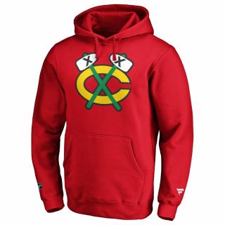 Mikina Chicago Blackhawks Mid Essentials Crest Graphic Hoodie Velikost: XL