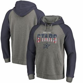 Mikina Dallas Stars Freedom Tri-Blend Raglan Pullover Hoodie Velikost: M