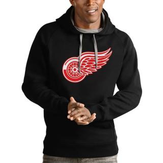 Mikina Detroit Red Wings Logo Victory Pullover Hoodie Black Velikost: M