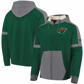 Mikina Minnesota Wild Iconic Fleece Full-Zip Hoodie Velikost: L