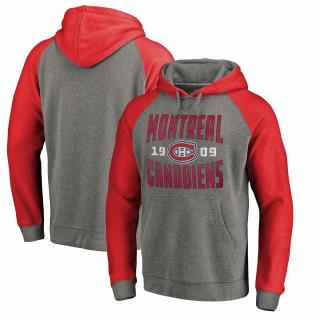 Mikina Montreal Canadiens Timeless Collection Antique Stack Tri-Blend Raglan Velikost: M