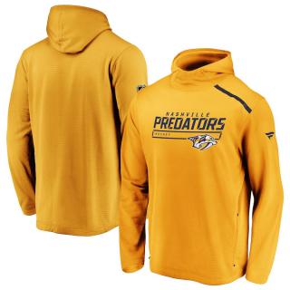 Mikina Nashville Predators Authentic Pro Rinkside Transitional Pullover Hoodie Velikost: S