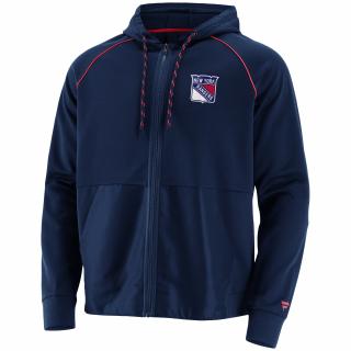 Mikina New York Rangers Prime AW21 Full Zip Hoodie Velikost: 2XL