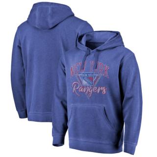 Mikina New York Rangers Shadow Washed Retro Arch Pullover Hoodie Velikost: S
