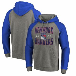 Mikina New York Rangers Timeless Collection Antique Stack Tri-Blend Raglan Velikost: M