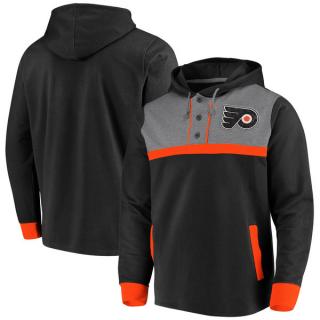 Mikina Philadelphia Flyers True Classics 3-Button Pullover Hoodie Velikost: S