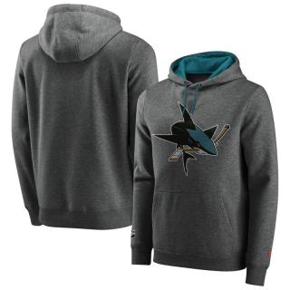 Mikina San Jose Sharks Iconic Back To Basics Overhead Velikost: 2XL