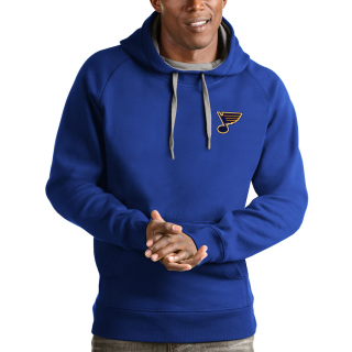 Mikina St. Louis Blues Antigua Victory Pullover Hoodie - Blue Velikost: L