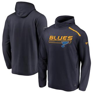 Mikina St. Louis Blues Authentic Pro Rinkside Transitional Pullover Hoodie Velikost: S