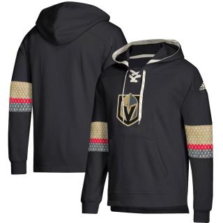 Mikina Vegas Golden Knights Adidas Jersey Lace-Up Pullover Hoodie Velikost: L