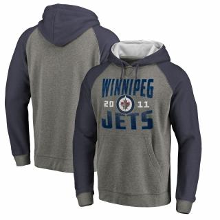 Mikina Winnipeg Jets Timeless Collection Antique Stack Tri-Blend Raglan Velikost: M