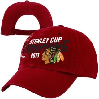 NHL Kšiltovka Chicago Blackhawks 2013 NHL Stanley Cup Champions Clean Up Slouch