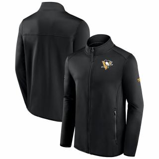 Pánská bunda Pittsburgh Penguins RINK Fleece Jacket Black-Black Velikost: L