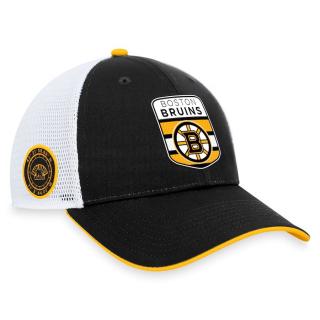 Pánská kšiltovka Boston Bruins Draft 2023 Podium Trucker Adjustable Authentic Pro