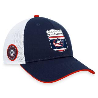 Pánská kšiltovka Columbus Blue Jackets Draft 2023 Podium Trucker Adjustable Authentic Pro