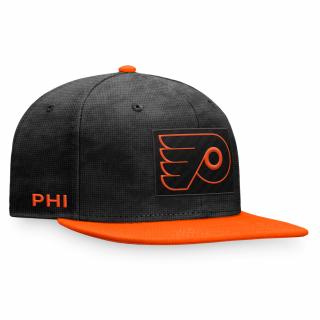 Pánská kšiltovka Philadelphia Flyers Authentic Pro Game & Train Snapback Black-Dark Orange