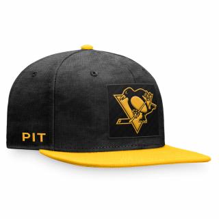 Pánská kšiltovka Pittsburgh Penguins Authentic Pro Game & Train Snapback Black-Yellow Gold