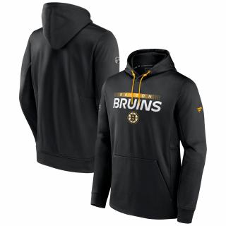 Pánská mikina Boston Bruins RINK Performance Pullover Hood Black-Yellow Gold Velikost: L