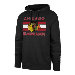 Pánská mikina Chicago Blackhawks ’47 BURNSIDE Pullover Hood Velikost: L