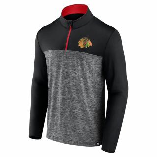 Pánská mikina Chicago Blackhawks Mens Iconic Defender 1/4 Zip Velikost: 2XL