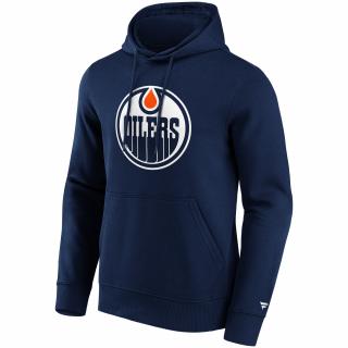 Pánská mikina Edmonton Oilers Primary Logo Graphic Hoodie Velikost: L