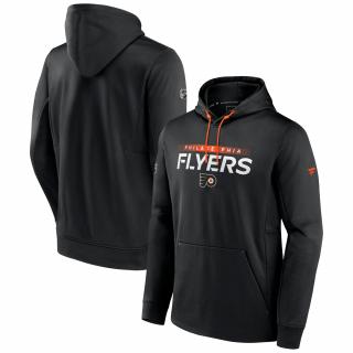 Pánská mikina Philadelphia Flyers RINK Performance Pullover Hood Black-Dark Orange Velikost: L