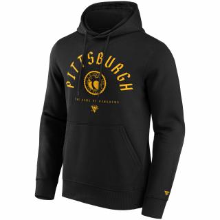 Pánská mikina Pittsburgh Penguins College Stamp Hoodie Velikost: XS