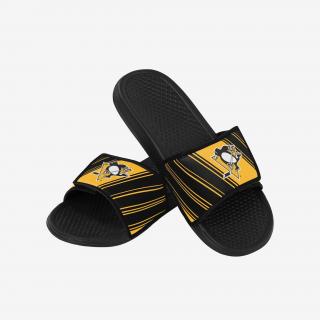 Pánské pantofle Pittsbgurgh Penguins Legacy Velcro Sport Slide Slipper Velikost: L = 44-45 EU