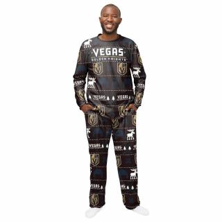 Pánské pyžamo Vegas Golden Knights Ugly Holiday Pajamas NHL Velikost: L