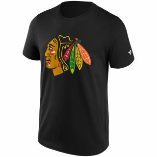 Pánské tričko Chicago Blackhawks Primary Logo Graphic T-Shirt Velikost: M