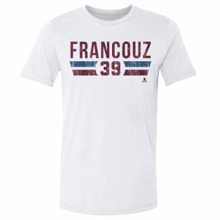 Pánské tričko Colorado Avalanche Pavel Francouz #39 Colorado Font White Velikost: L