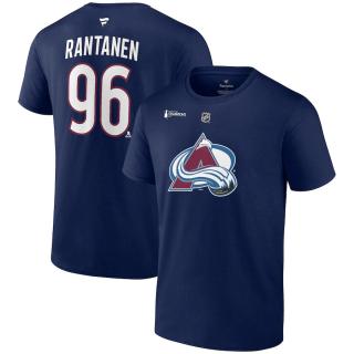 Pánské tričko Mikko Rantanen Colorado Avalanche 2022 Stanley Cup Champions Authentic Stack Name & Number Velikost: L