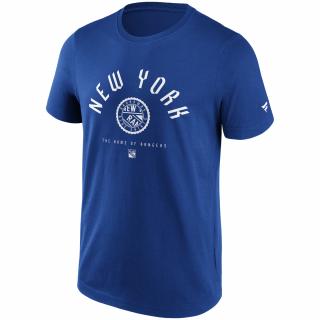 Pánské tričko New York Rangers College Stamp T-Shirt Velikost: L