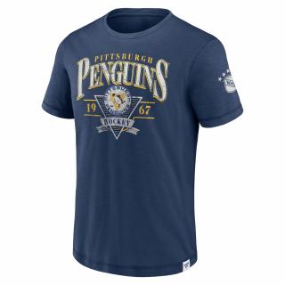 Pánské tričko Pittsburgh Penguins Mens True Classics Cotton Slub Elevated Tee Velikost: 2XL