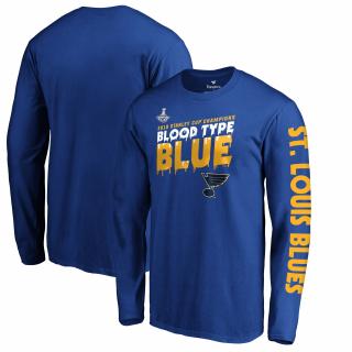 Pánské tričko St. Louis Blues 2019 Stanley Cup Champions Home Ice Long Sleeve Velikost: L