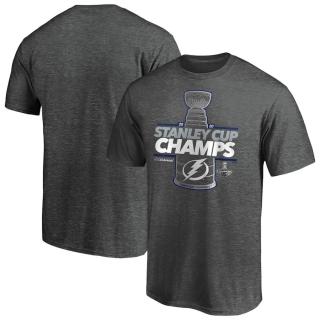 Pánské tričko Tampa Bay Lightning 2020 Stanley Cup Champions Locker Room Laser Shot Velikost: S