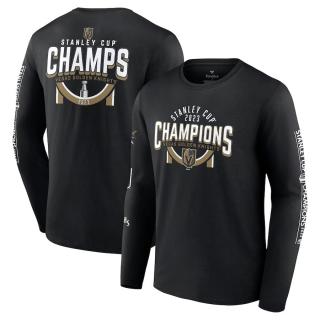 Pánské tričko Vegas Golden Knights 2023 Stanley Cup Champions Banner Long Sleeve Velikost: M