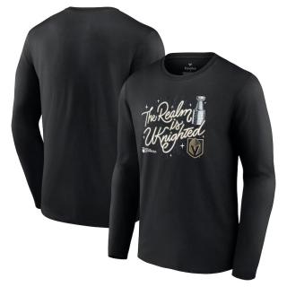 Pánské tričko Vegas Golden Knights 2023 Stanley Cup Champions Celebration Long Sleeve Velikost: L